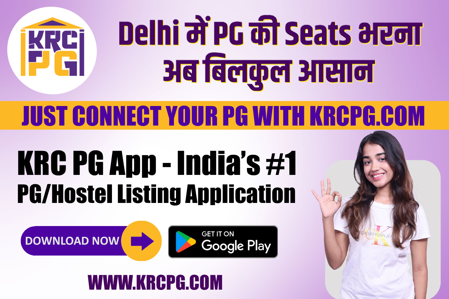 List Your PG/Hostel in Delhi | Increase Bookings with KRC PG
