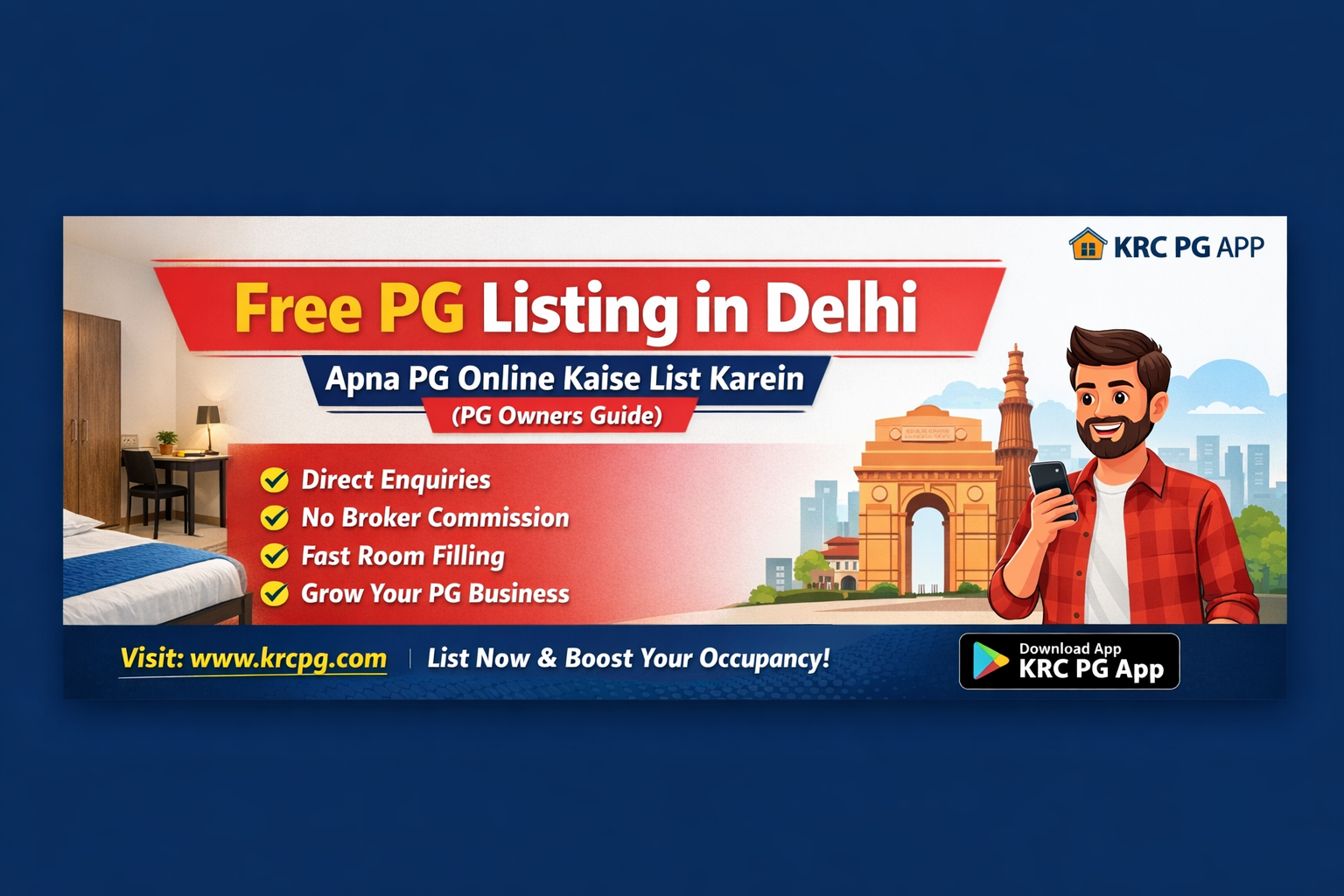 Free PG Listing in Delhi – Apna PG Online Kaise List Karein (PG Owners Delhi Guide)
