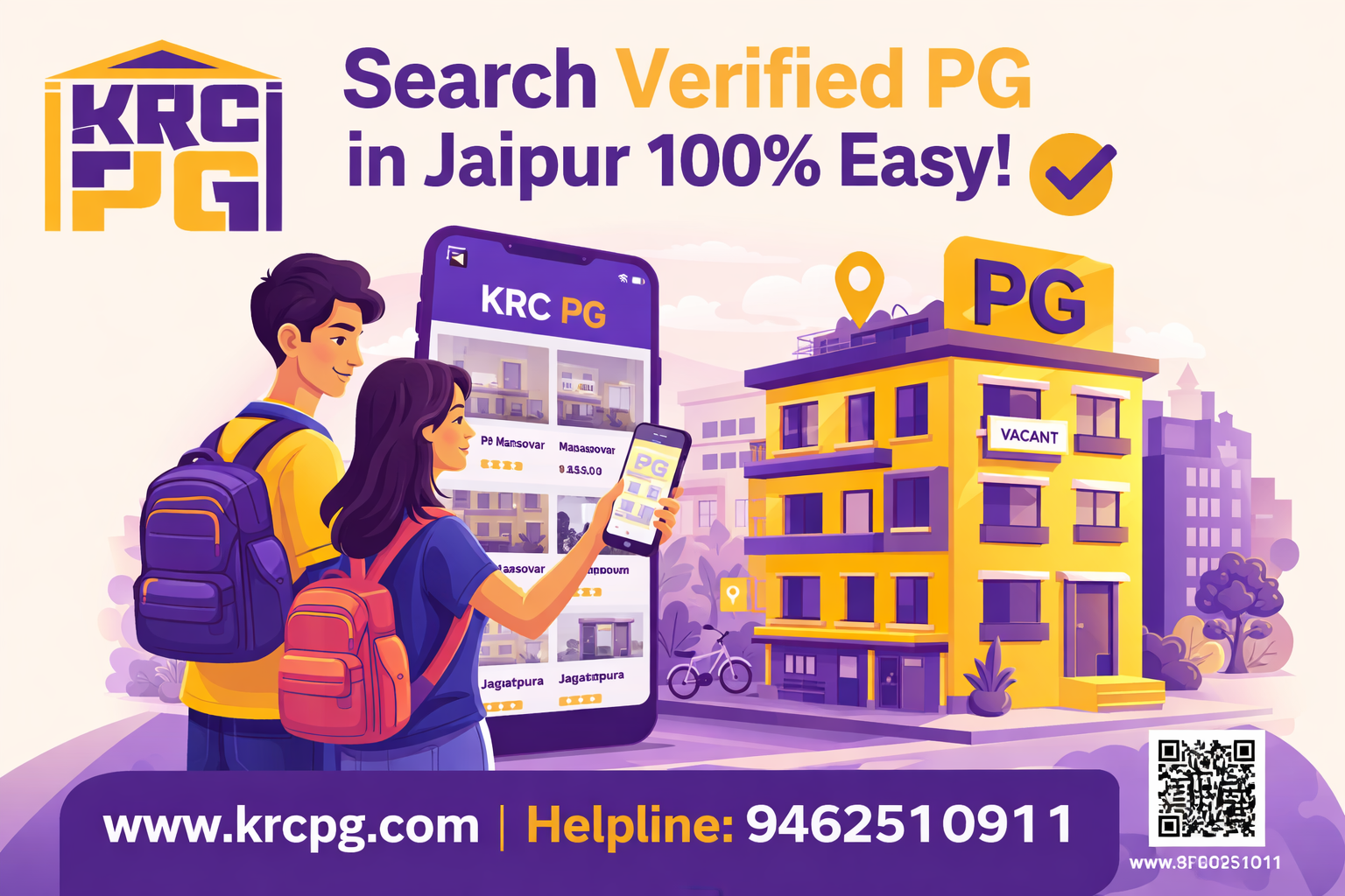 Jaipur Me PG Kaise Dhoondhe? KRC PG App Se Ab PG Search Hua 100% Easy
